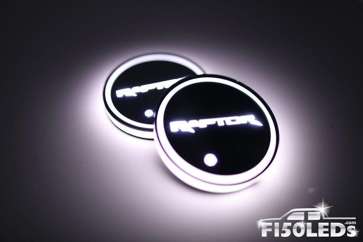 2021 - 2024 F150 Raptor LED Cup Holder Coaster Kit