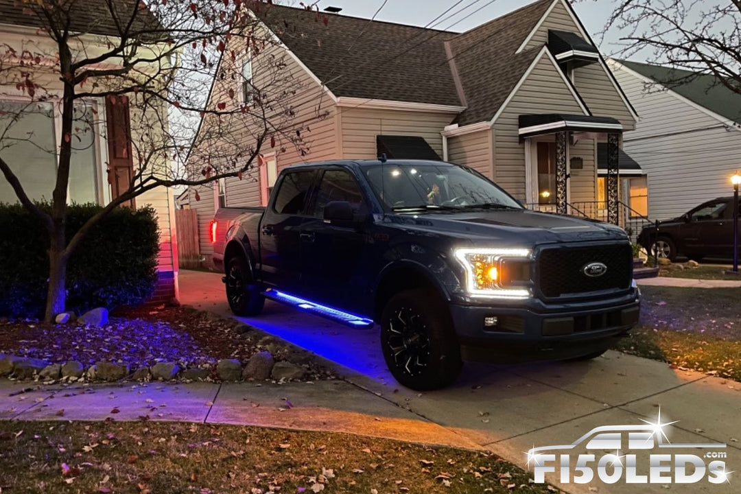 2024 F150 Running Board Area Premium LED Light Kit