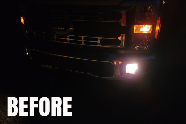 2023-2024 F250 Super Duty Cree LED Fog Light Bulbs