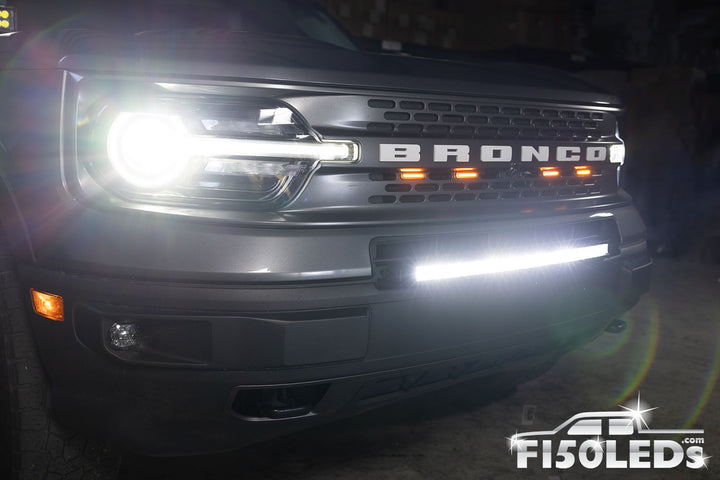 2021 - 2024 Ford Bronco Sport 26" PALADIN 120W Curved CREE XTE Lower Intake LED Bar