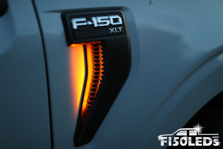 2021 F150 Exterior Side Vent LED Lighting