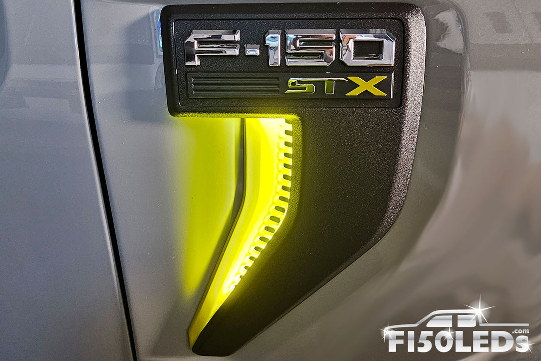 2024 F150 Side Vent LED Lighting