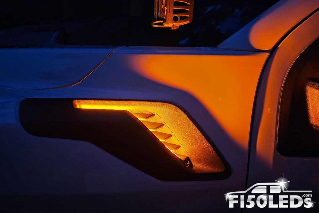 2021 - 2024 F150 Raptor Side Vent LED Lighting