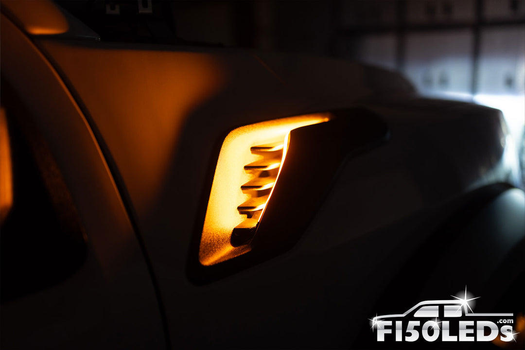2021 - 2024 F150 Raptor Side Vent LED Lighting