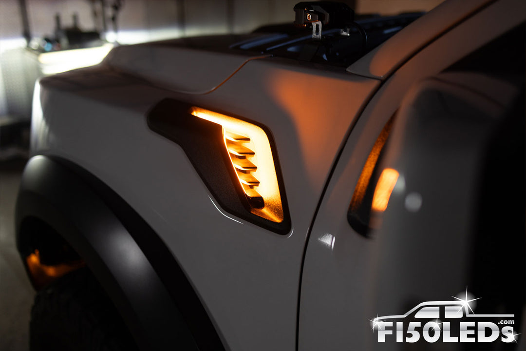 2021 - 2024 F150 Raptor Side Vent LED Lighting