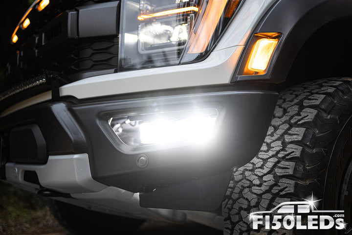 2021 - 2025 Ford F150 Raptor MKII Spartan Series Cree LED Tri-Fog Light Kit