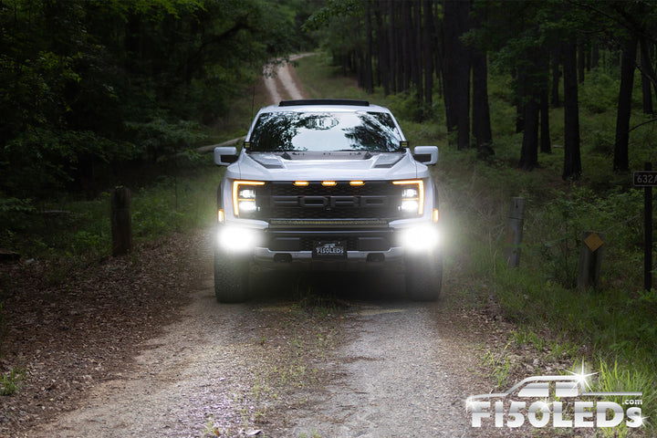 2021 - 2025 Ford F150 Raptor MKII Spartan Series Cree LED Tri-Fog Light Kit