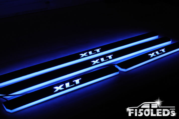 2023-2024 F250 Super Duty RGB LED Door Sill Light Kit