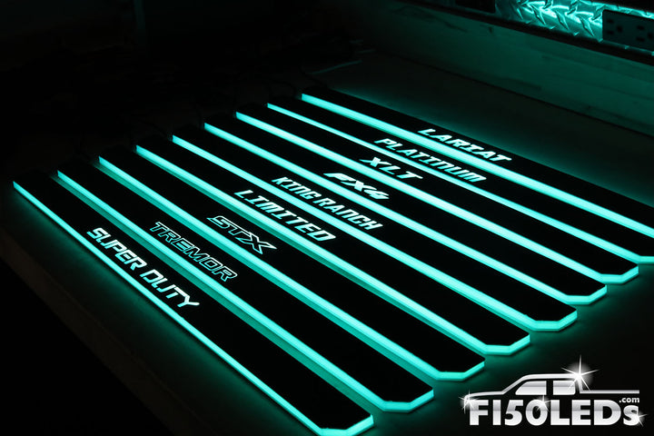 2021 - 2024 F150 Raptor RGB LED Door Sill Light Kit