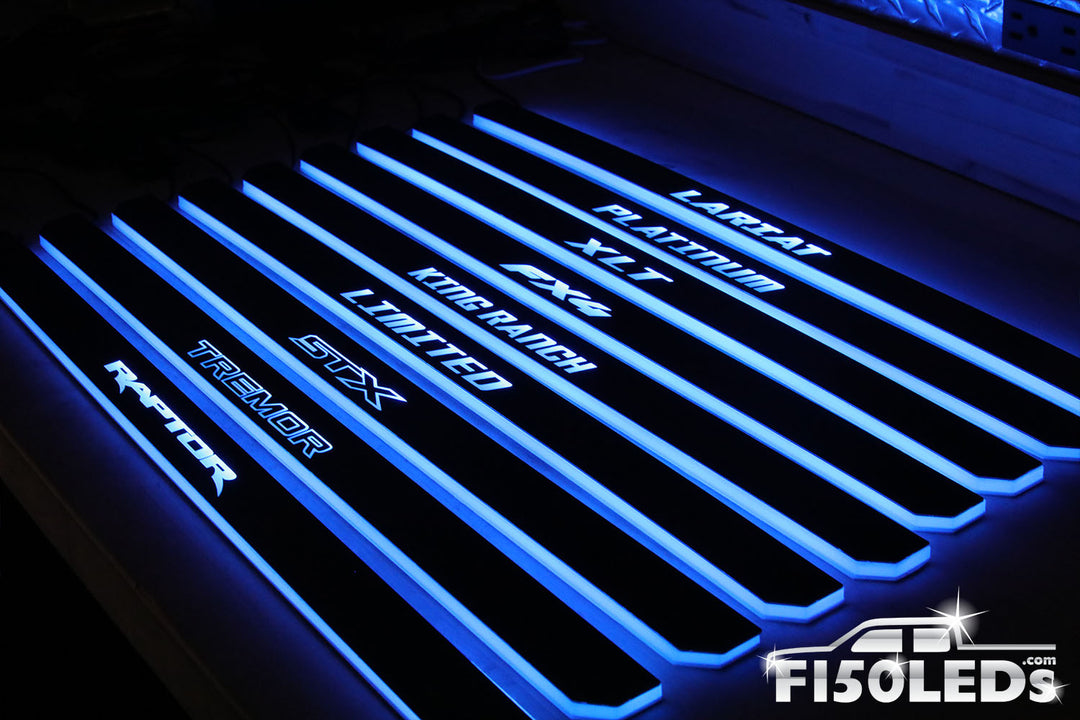 1992 - 1996 Ford Premier Lighted LED Door Sill Light Kit
