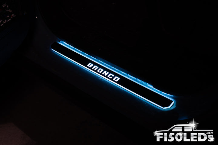 2021 - 2024 Ford Bronco RGB LED Door Sill Light Kit