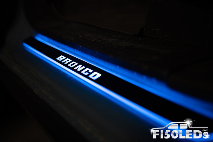 2021 - 2024 Ford Bronco Sport RGB LED Door Sill Light Kit