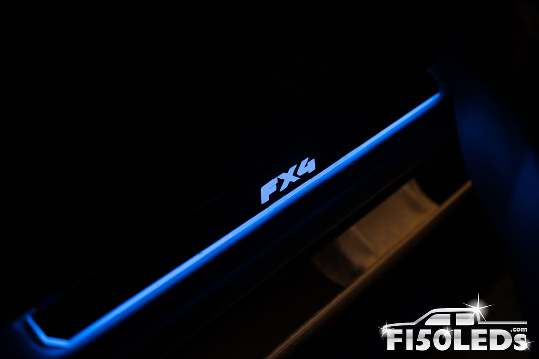 2023-2024 F250 Super Duty RGB LED Door Sill Light Kit