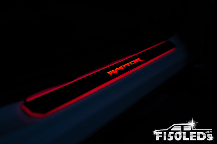 2021 - 2024 F150 Raptor RGB LED Door Sill Light Kit