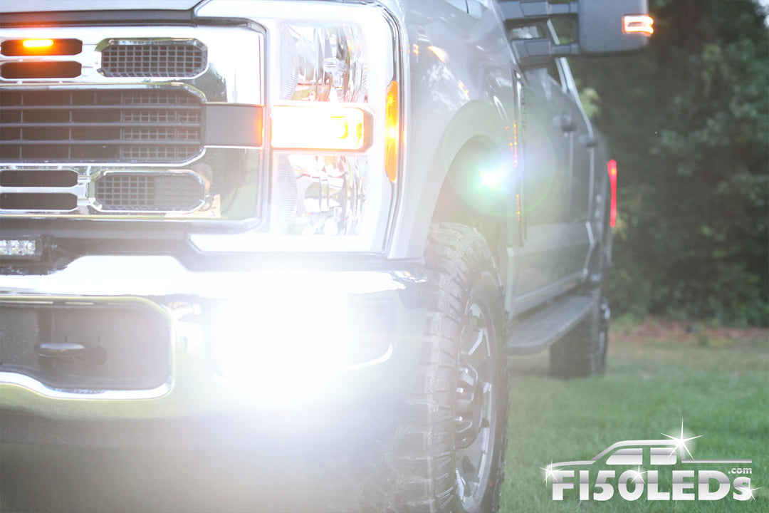 2023-2024 F250 Super Duty Cree LED Fog Light Bulbs