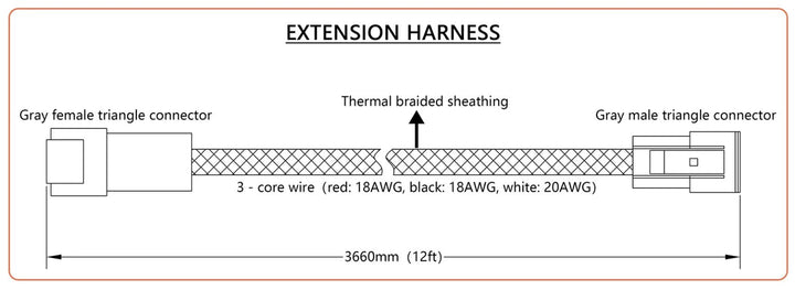 Change Hardwired Reverse Harness to Extended AUX/Switch Harness