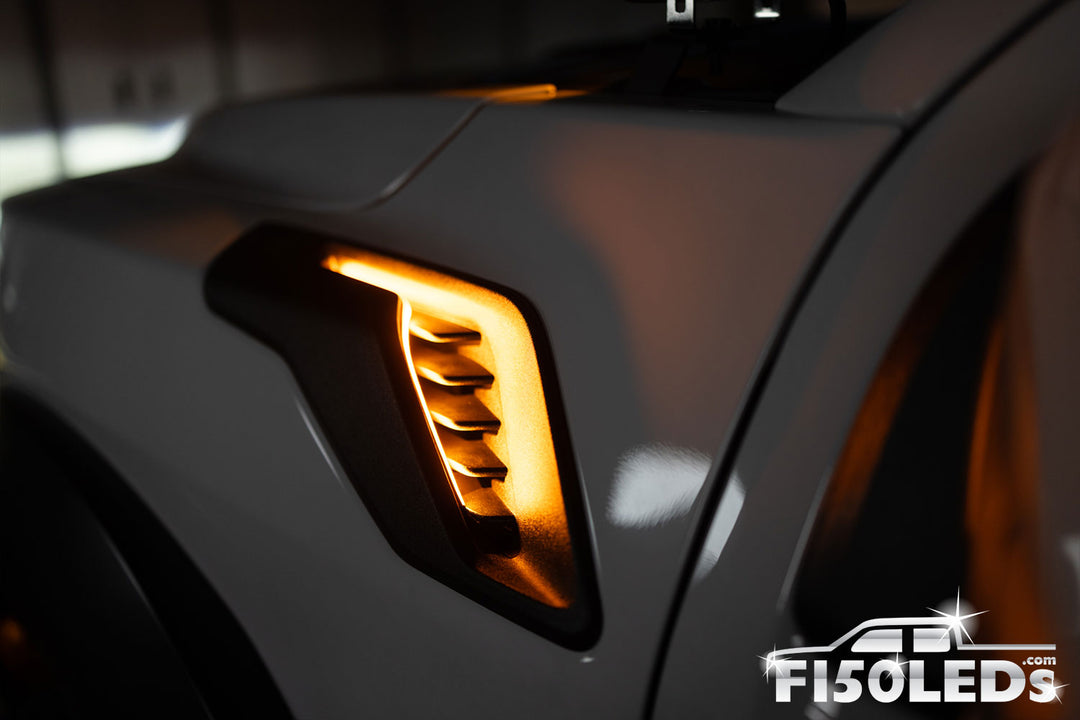 2021 - 2024 F150 Raptor Side Vent LED Lighting