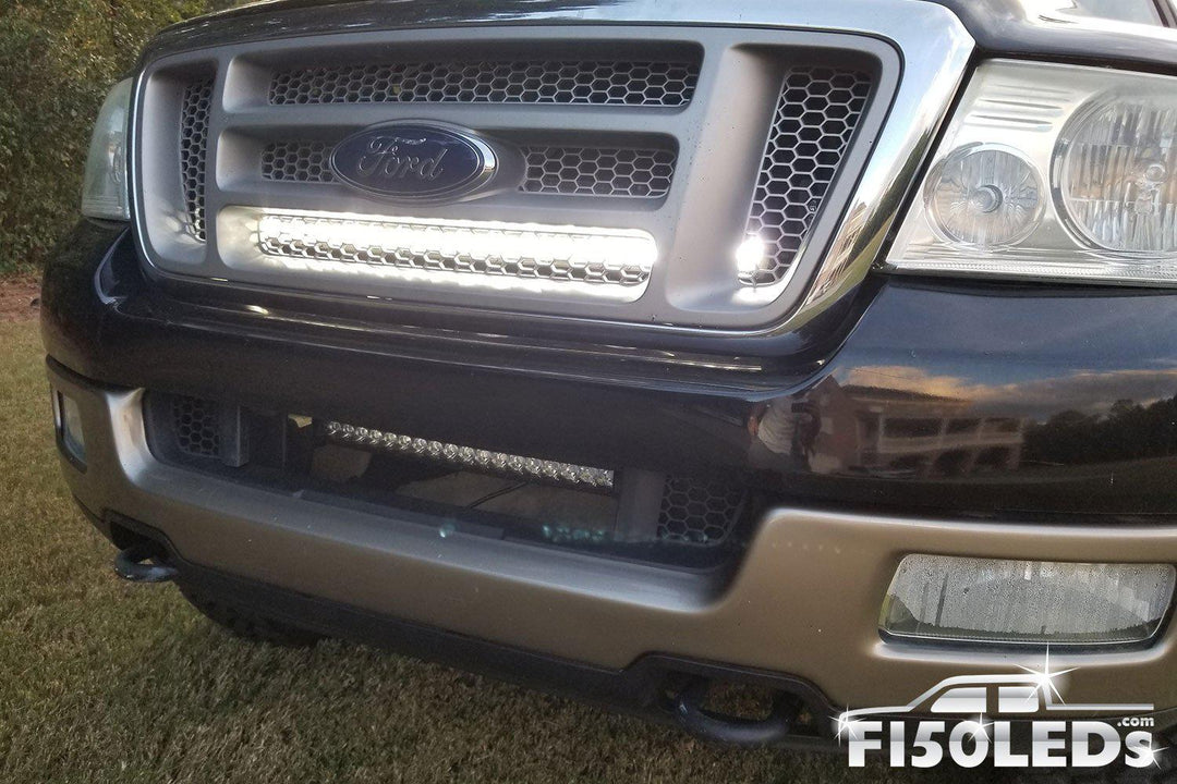 2004-05 PALADIN 32" 150W CREE Behind The Grille LED Bar-2004-08 F150 LEDS-F150LEDs.com