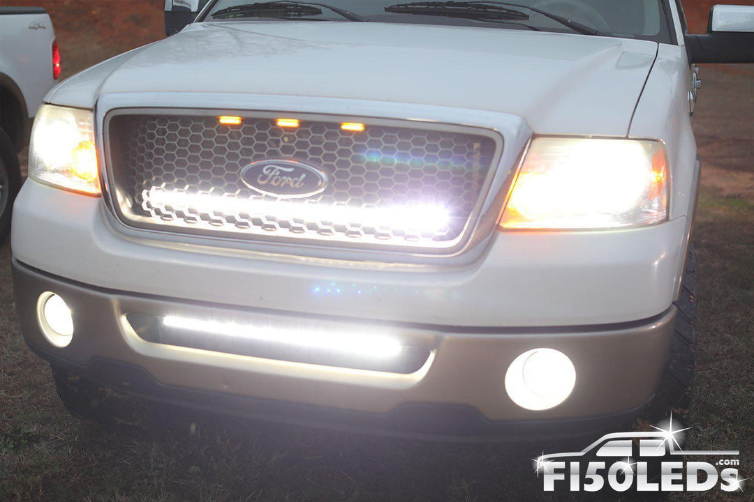 2006-08 PALADIN 32" 150W CREE Behind The Grille LED Bar-2004-08 F150 LEDS-F150LEDs.com