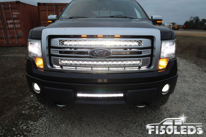 2009-14 F150 44" PALADIN 210W Curved Lower Grille LED Bar-2009-14 F150 LEDS-F150LEDs.com