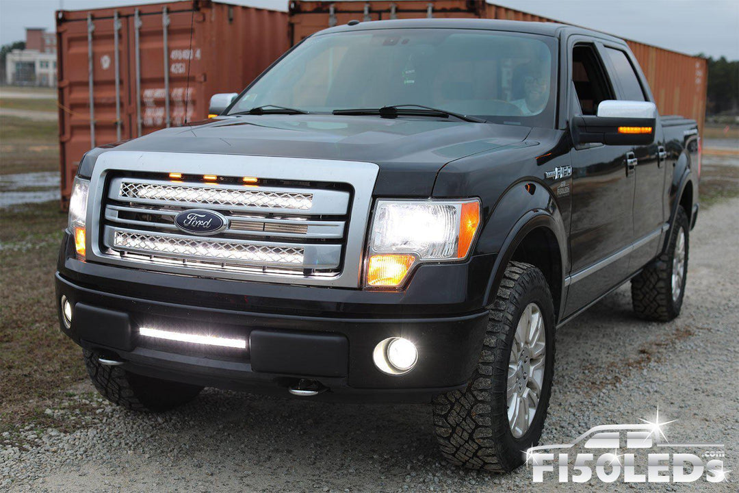 2009-14 F150 44" PALADIN 210W Curved Lower Grille LED Bar-2009-14 F150 LEDS-F150LEDs.com