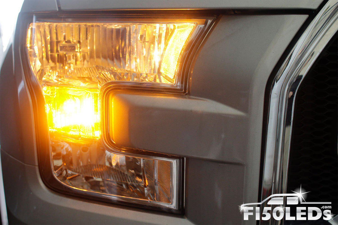 2015 - 2020 F150 CREE FRONT RUNNING & BLINKER LIGHTS-2015-18 F150 LEDS-F150LEDs.com