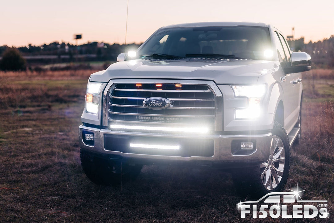 2015-2020 F150 CREE LED Hood Mounted MKII Spartan Kit