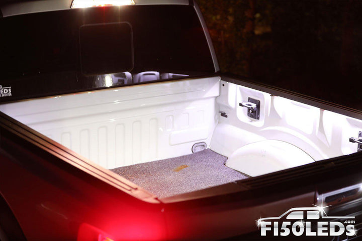 2017 - 2020 F150 RAPTOR Integrated Bed Cargo area premium LED lights-2017-18 F150 RAPTOR LEDS-F150LEDs.com