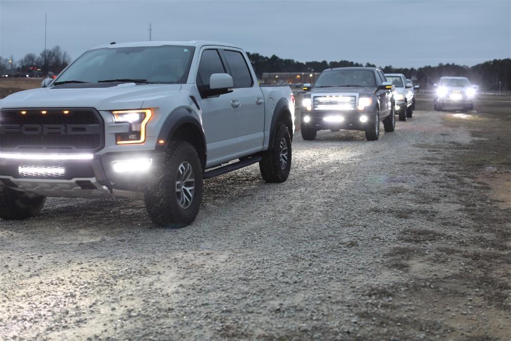 2017 - 2020 F150 Raptor PALADIN Curved CREE XTE LED Lower Intake Bar System-2017-18 F150 RAPTOR LEDS-F150LEDs.com