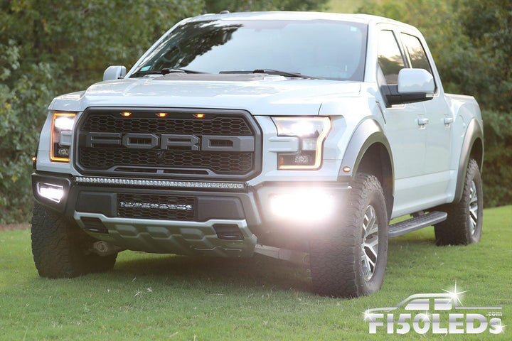 2017 - 2020 Raptor Spartan Series CREE LED Fog Lights-2017-18 F150 RAPTOR LEDS-F150LEDs.com