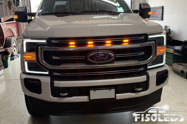 2017 - 2022 F250 Super Duty Raptor Style Extreme LED grill Kit