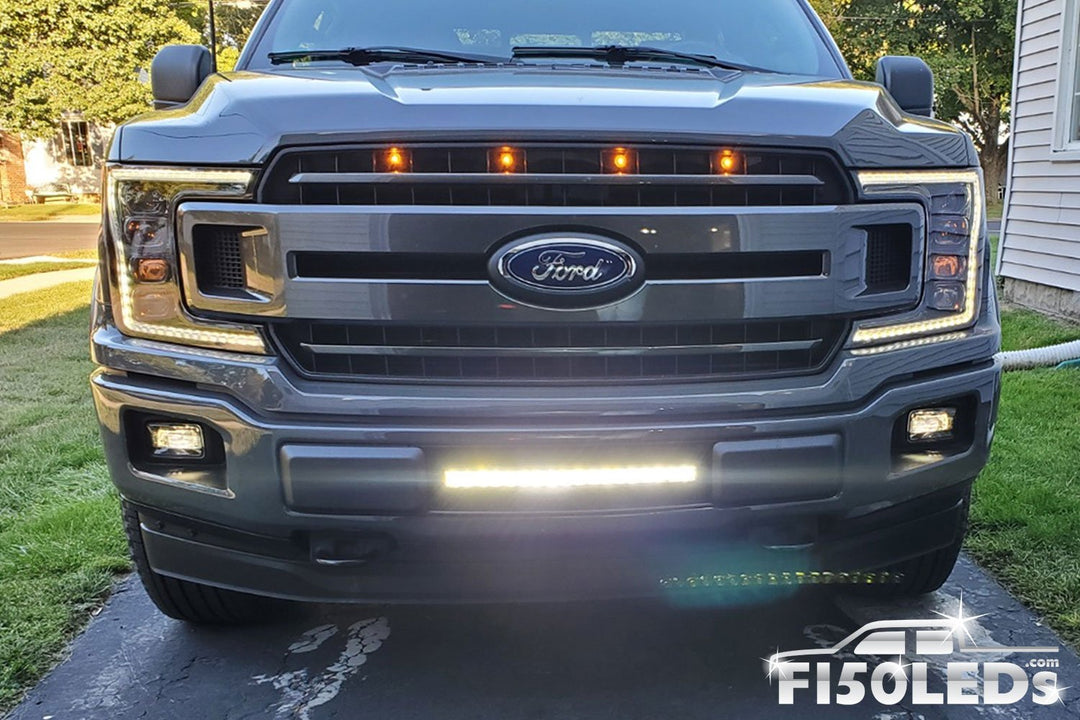 2018 - 2020 F150 20" PALADIN 90W Curved Lower Intake LED Bar-F150LEDs.com