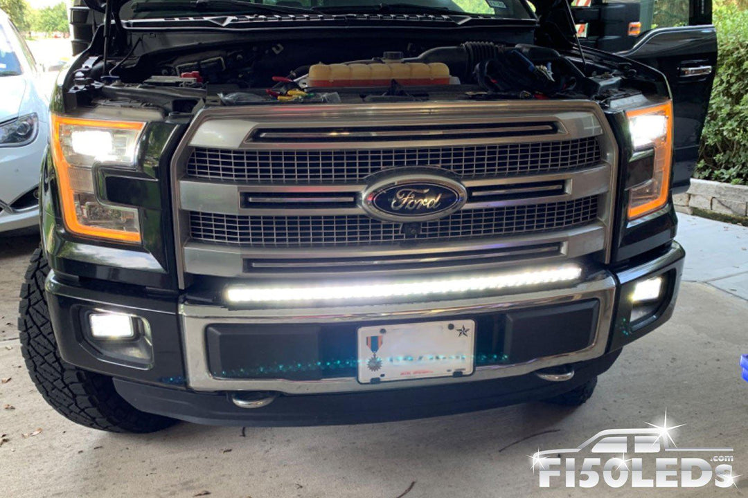 2018 - 2020 F150 PALADIN 180W Curved CREE XTE LED Bumper Bar-2015-18 F150 LEDS-F150LEDs.com