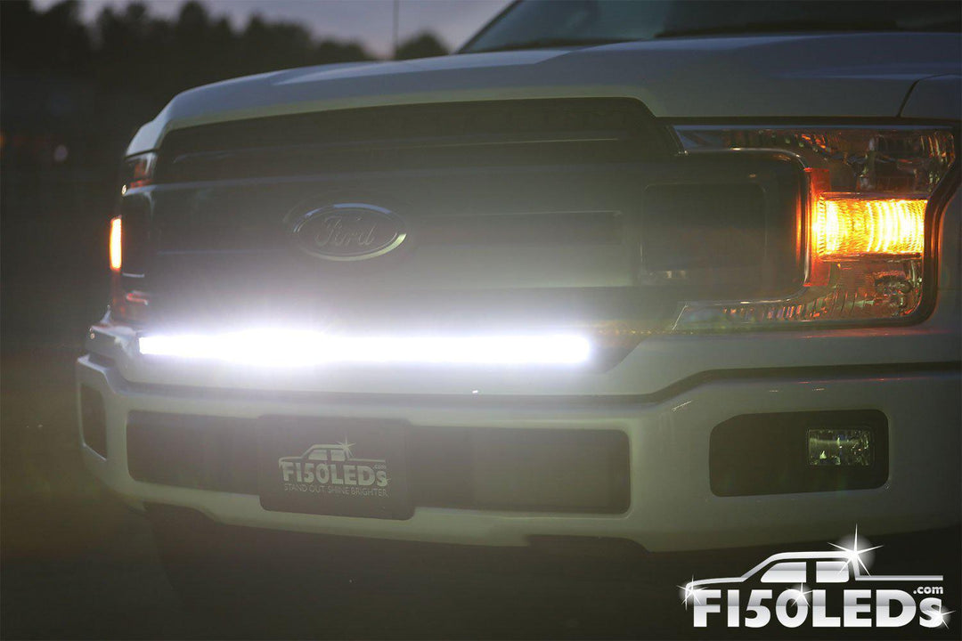 2018 - 2020 F150 PALADIN 180W Curved CREE XTE LED Bumper Bar-2015-18 F150 LEDS-F150LEDs.com