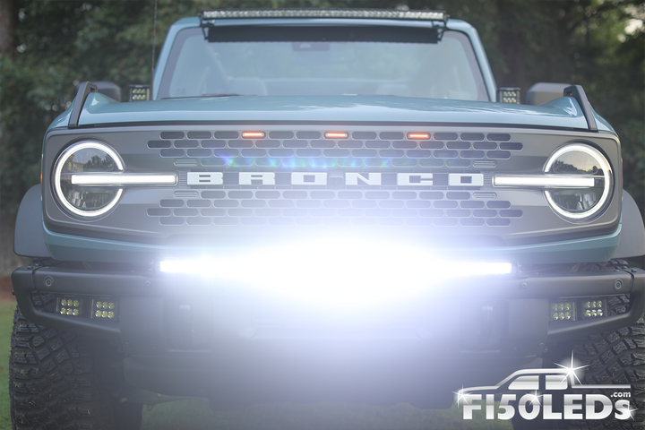 2021 - 2024 Ford Bronco PALADIN 180W Curved CREE XTE LED Bumper Bar