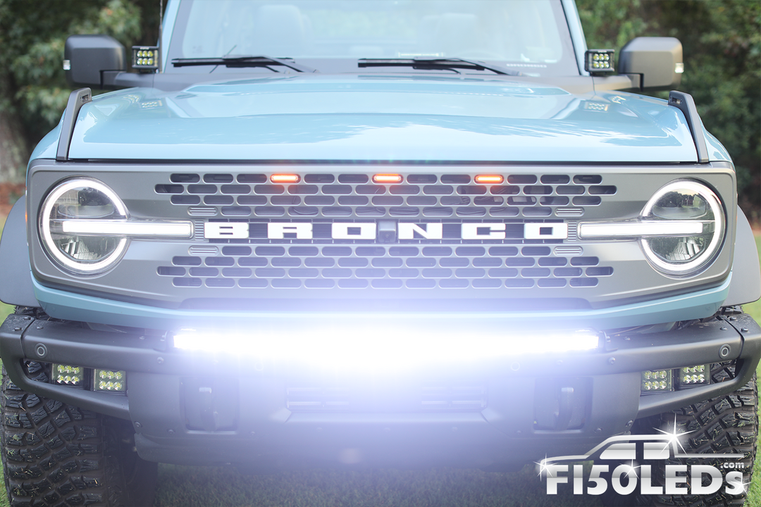 2021 - 2024 Ford Bronco PALADIN 180W Curved CREE XTE LED Bumper Bar