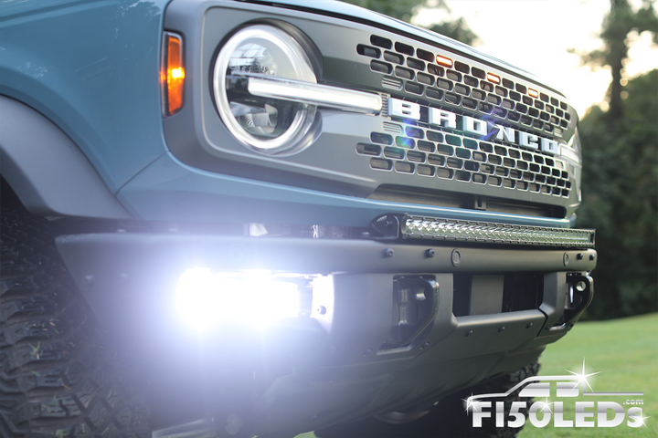 2021 - 2024 Ford Bronco LED Fog Lights CREE MKII Spartan Series