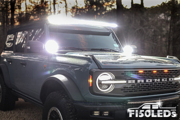2021 - 2024 FORD BRONCO ROOF MOUNTED PALADIN 270W CURVED CREE XTE LED BAR