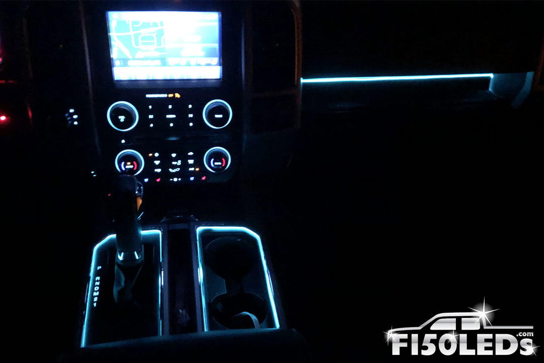 2015 - 2020 F150 Interior Cup Holder Ring Light Kit