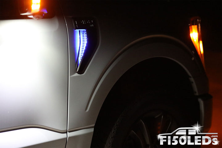 2021 F150 Exterior Side Vent LED Lighting