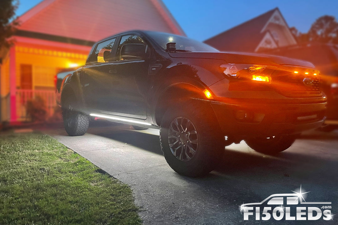 2019-2022 Ford Ranger Running Board/Area Premium LED Light Kit