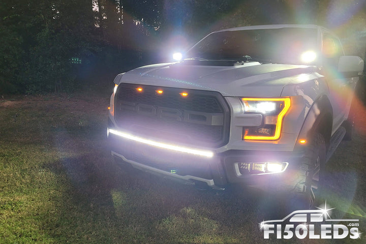 2017-2020 Ford Raptor CREE LED Hood Mounted MKII Spartan Kit