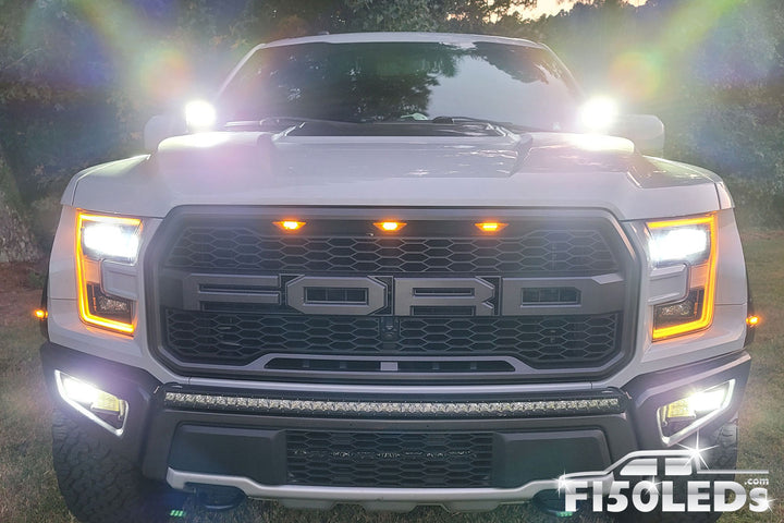 2017-2020 Ford Raptor CREE LED Hood Mounted MKII Spartan Kit